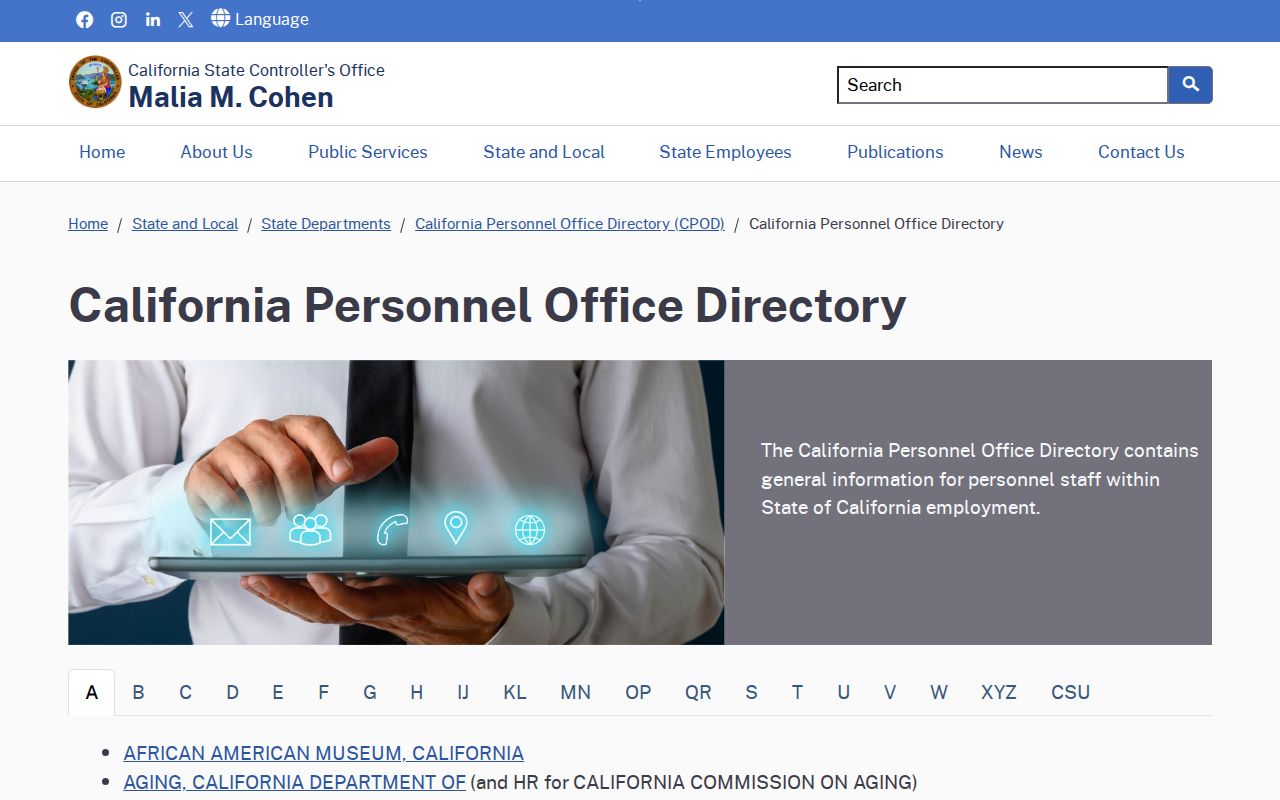 San Marcos people directories access through California personnel offices